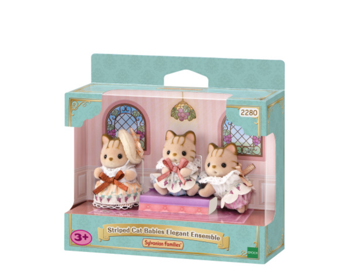 Set Himpunan Ensembel Elegan Kucing Berjalur