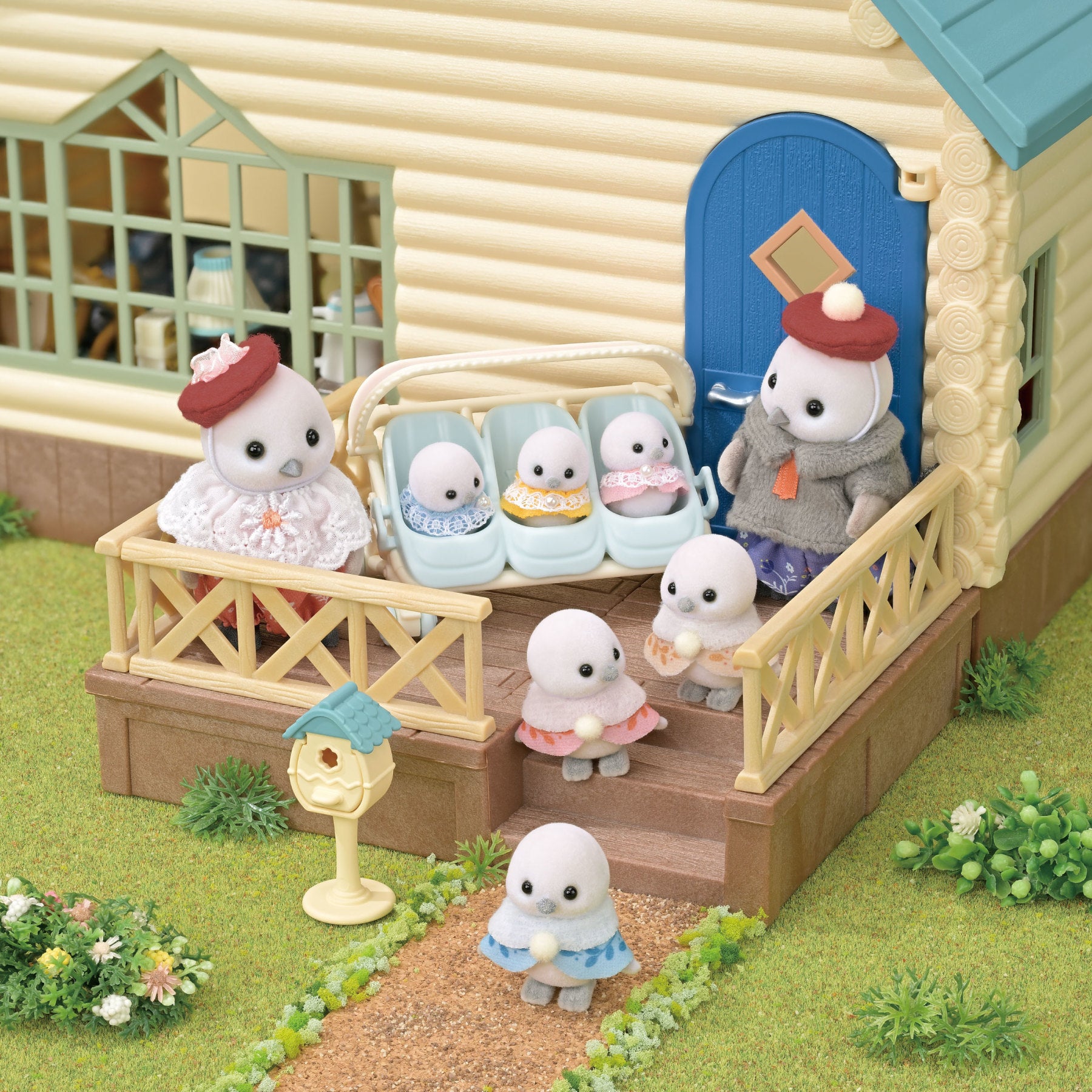 Fairy Snow Bird's Log Cabin