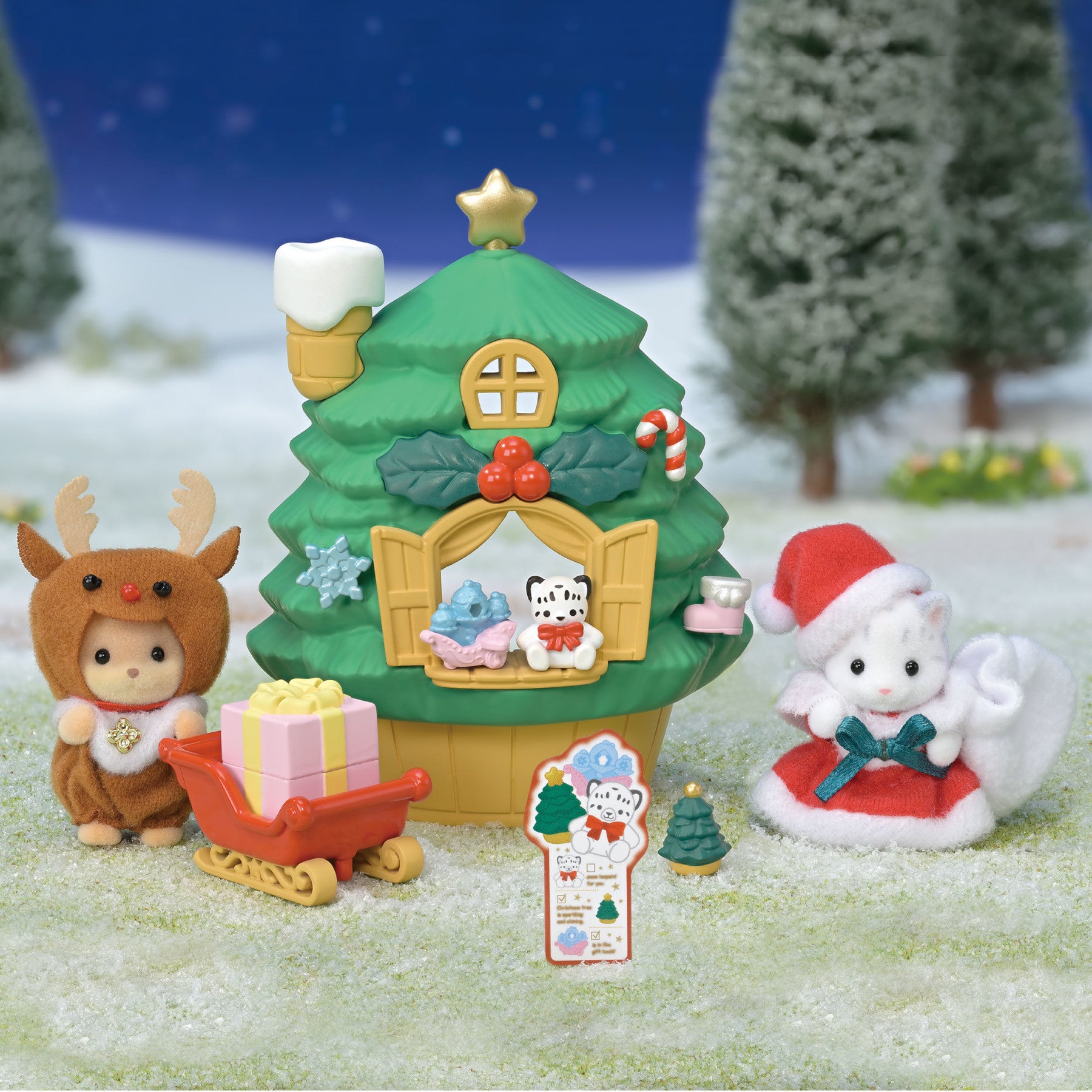 Baby Santa's Christmas Tree House