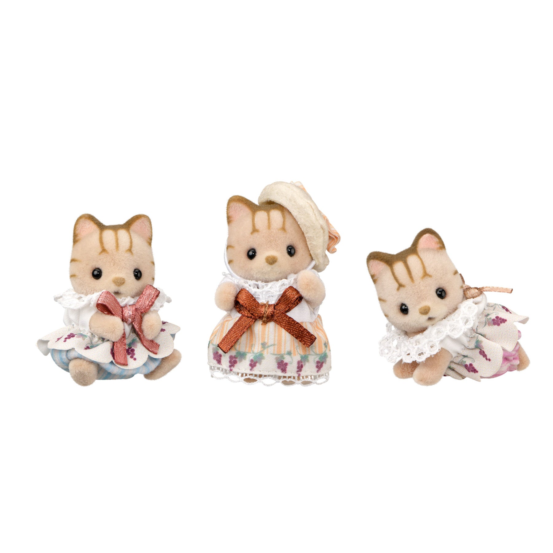 Set Elegan Bayi Kucing Berjalur