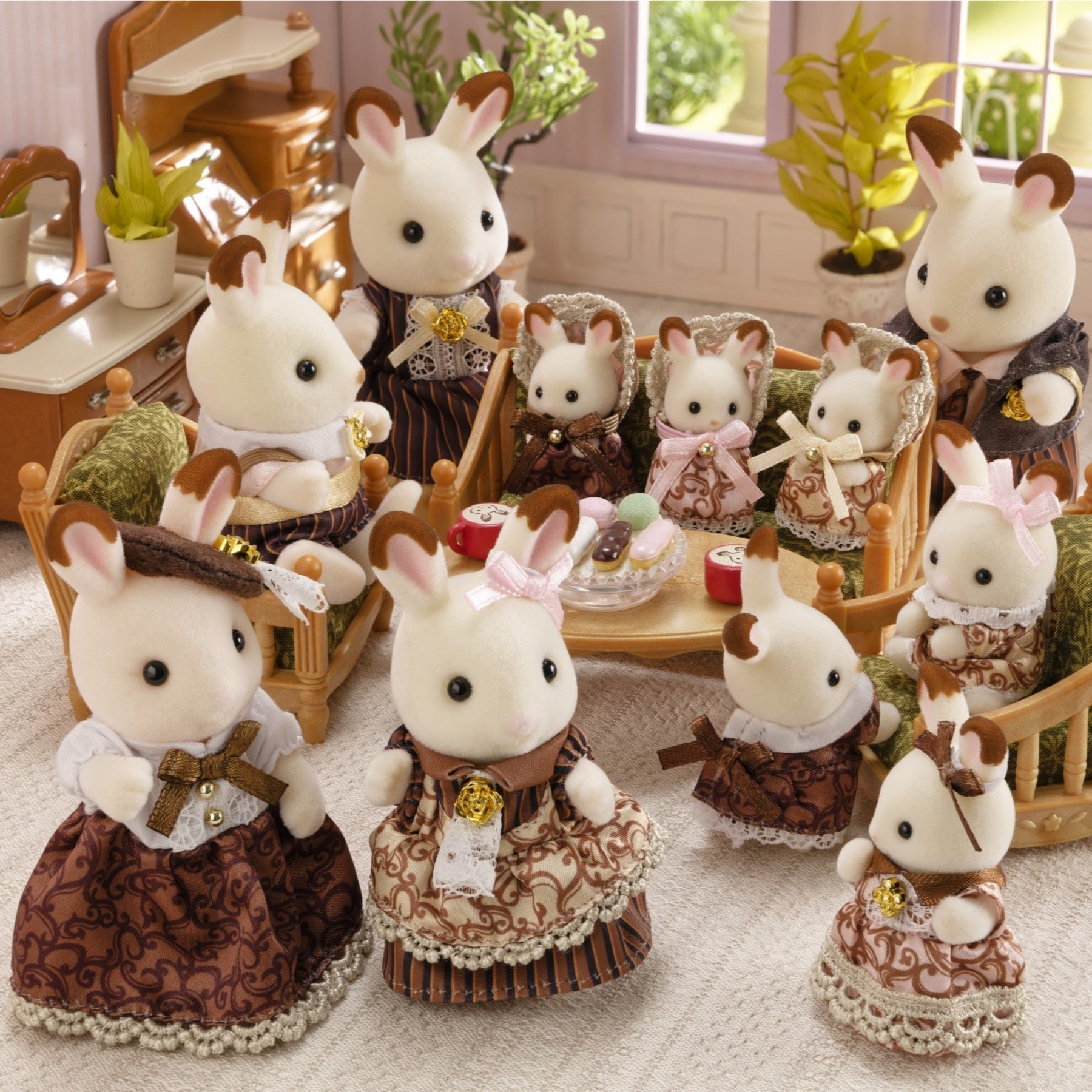Chocolate Rabbit Family Anniversary Set