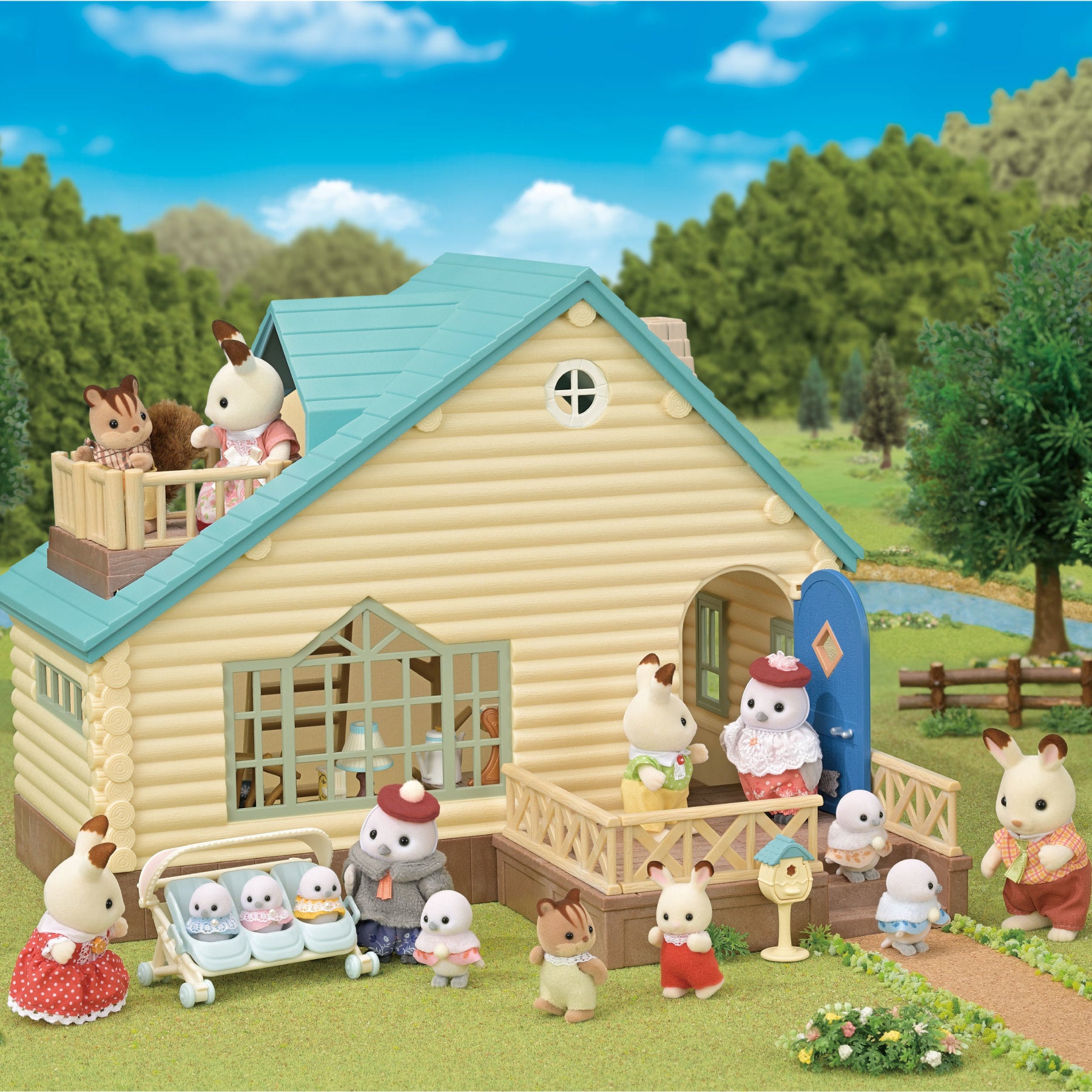 Fairy Snow Bird's Log Cabin