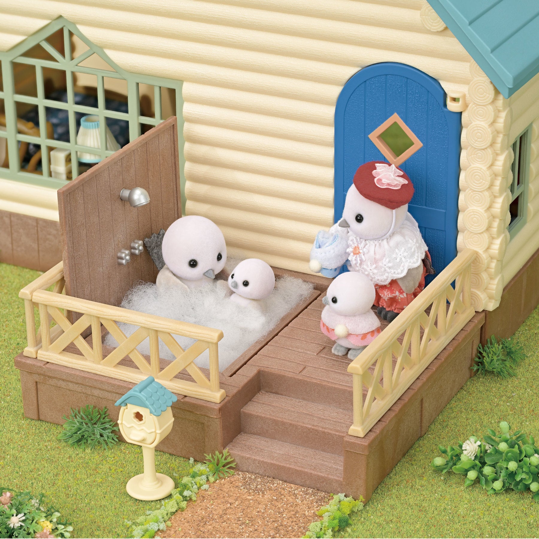 Fairy Snow Bird's Log Cabin