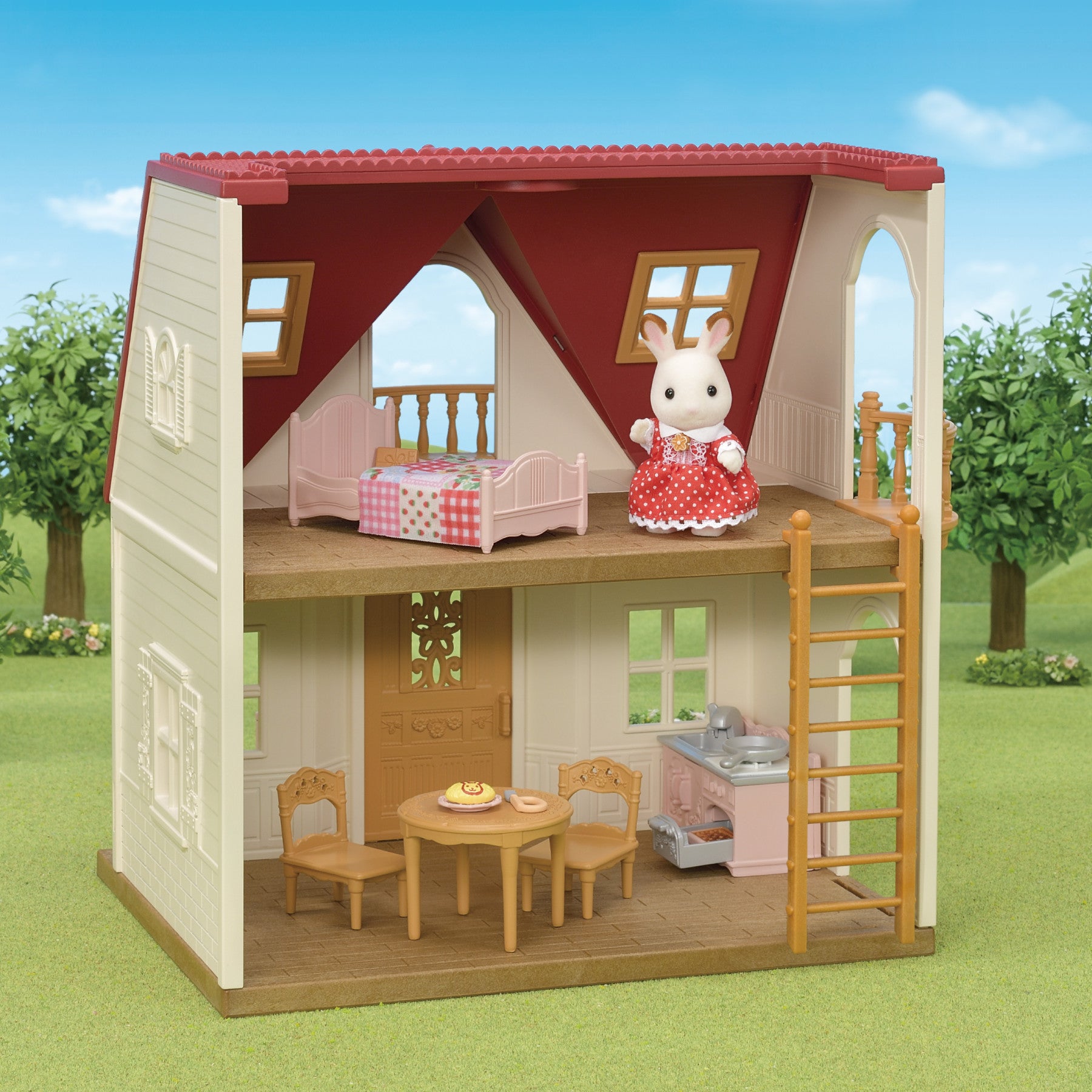 红屋顶舒适小屋