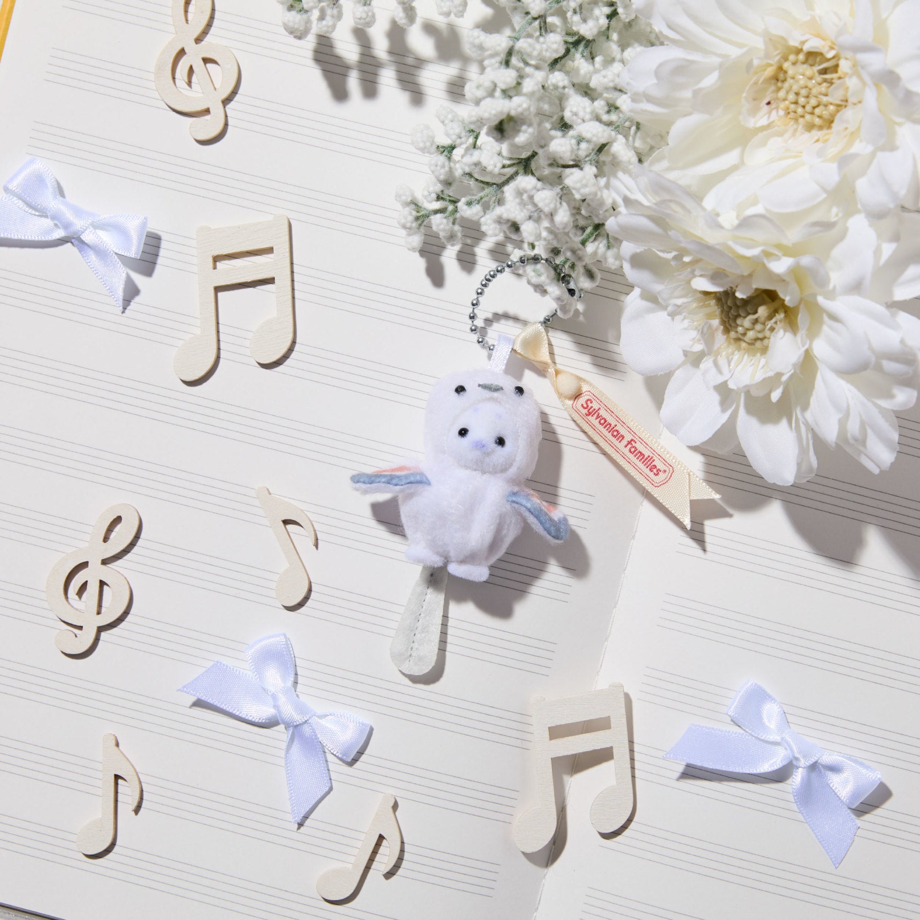 Sylvanian Families Key Chain -Fairy Snow Bird-