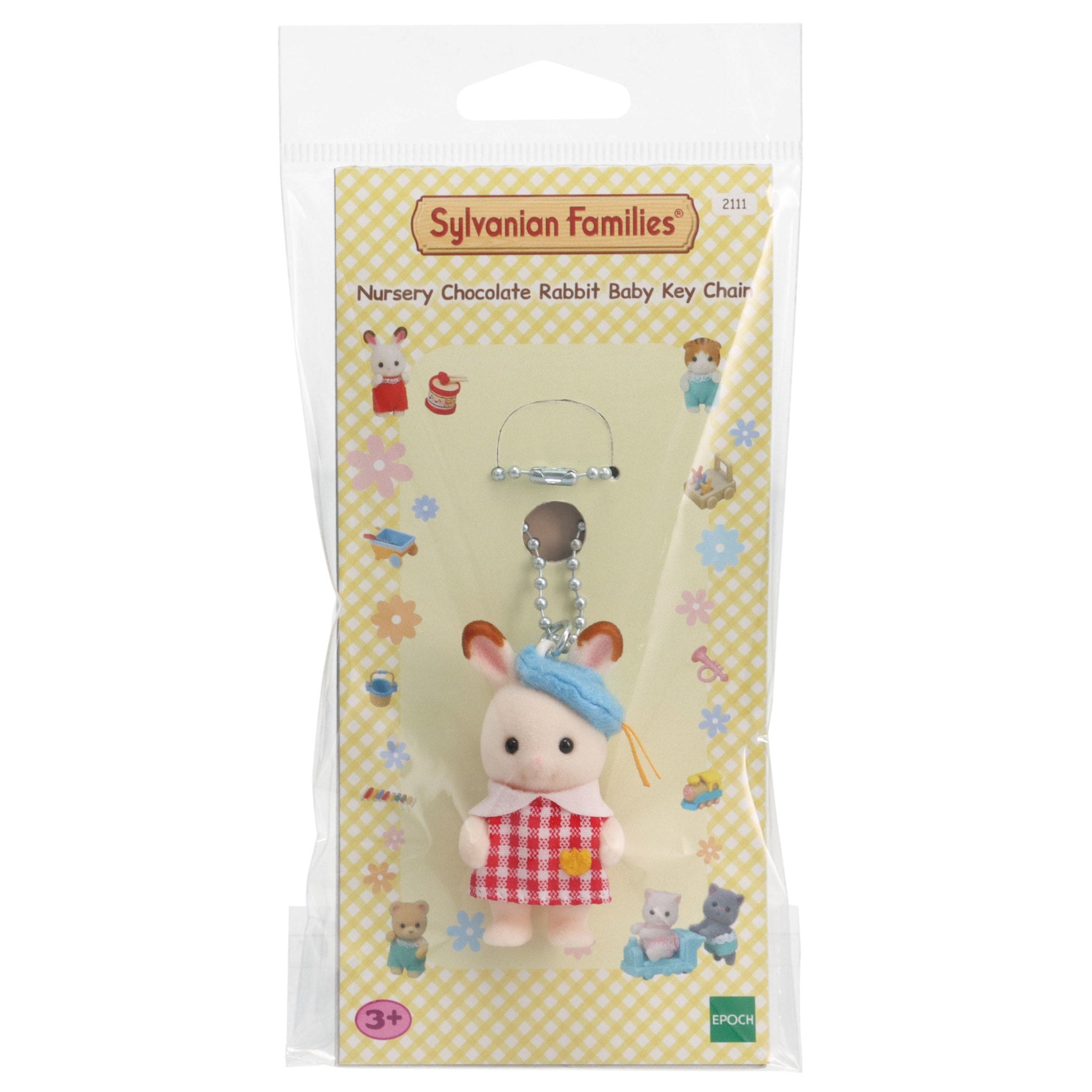 Nursery Chocolate Rabbit Baby Key Chain